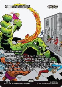 Concerted Effort (Borderless) (42) [Marvel Universe Eternal-Legal]