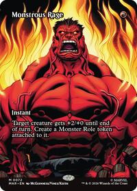 Monstrous Rage (Borderless) (72) [Marvel Universe Eternal-Legal]
