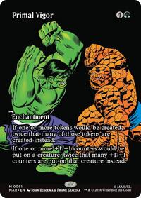 Primal Vigor (Borderless) (81) [Marvel Universe Eternal-Legal]