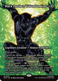 Black Panther, Wakandan King (Borderless) (87) [Marvel Universe Eternal-Legal]