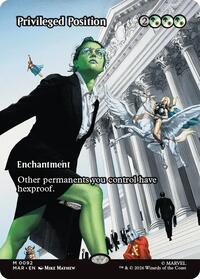 Privileged Position (Borderless) (92) [Marvel Universe Eternal-Legal]