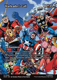 Warleader's Call (Borderless) (96) [Marvel Universe Eternal-Legal]