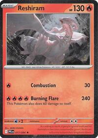 Reshiram - 017/094 (Cosmos Holo) (017/094) [Blister Exclusives]