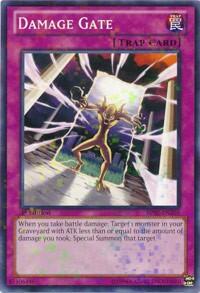 Damage Gate (Mosaic Rare) (BP02-EN205) [Battle Pack 2: War of the Giants]