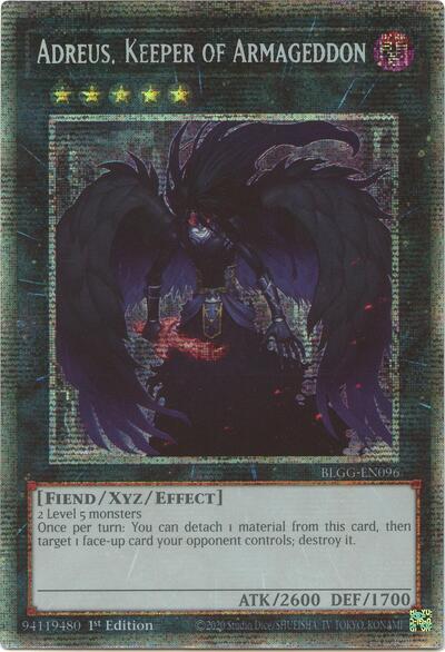 Adreus, Keeper of Armageddon (Starlight Rare) (BLGG-EN096) [Battles of Legend: Glorious Gallery]