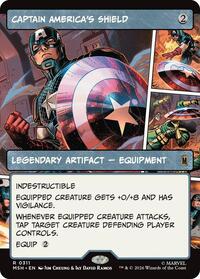 Captain America's Shield (Borderless) (0311) (311) [Marvel Super Heroes]