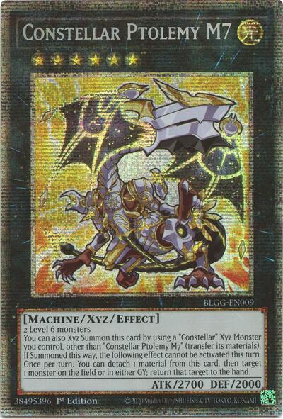 Constellar Ptolemy M7 (Starlight Rare) (BLGG-EN009) [Battles of Legend: Glorious Gallery]
