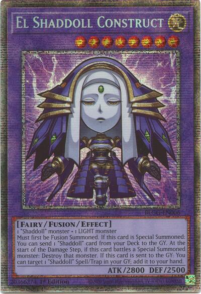 El Shaddoll Construct (Starlight Rare) (BLGG-EN006) [Battles of Legend: Glorious Gallery]
