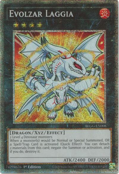 Evolzar Laggia (Starlight Rare) (BLGG-EN008) [Battles of Legend: Glorious Gallery]