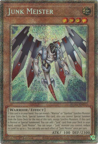Junk Meister (Starlight Rare) (BLGG-EN033) [Battles of Legend: Glorious Gallery]