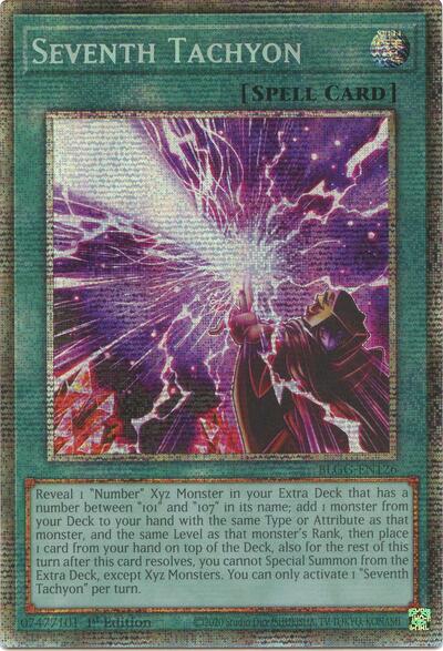 Seventh Tachyon (Starlight Rare) (BLGG-EN126) [Battles of Legend: Glorious Gallery]