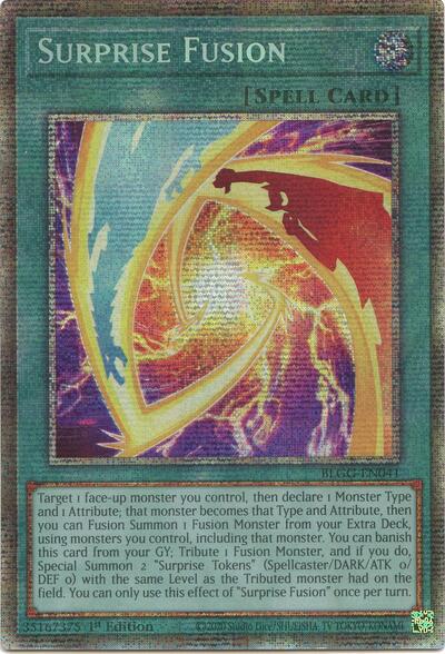 Surprise Fusion (Starlight Rare) (BLGG-EN041) [Battles of Legend: Glorious Gallery]
