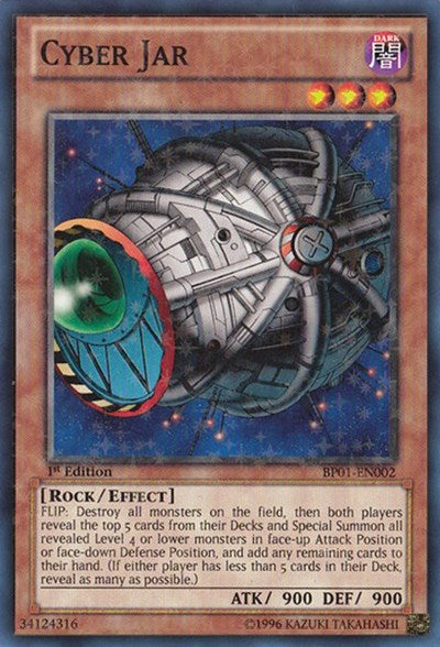 Cyber Jar (Starfoil) (BP01-EN002) [Battle Pack: Epic Dawn]
