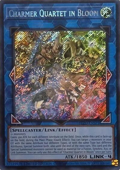 Charmer Quartet in Bloom (Secret Rare) (BLZD-ENSP1) [Blazing Dominion]