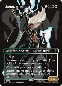 Storm, Windrider (Borderless) (375) [Marvel Super Heroes]
