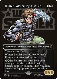 Winter Soldier, Icy Assassin (Borderless) (377) [Marvel Super Heroes]