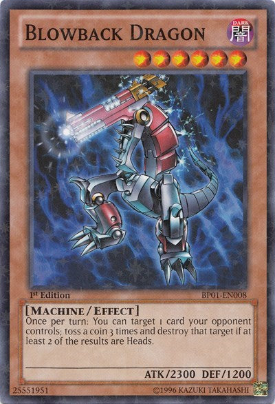 Blowback Dragon (Starfoil) (BP01-EN008) [Battle Pack: Epic Dawn]