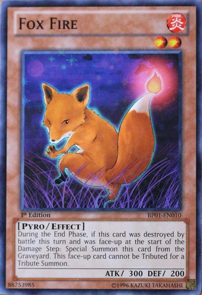Fox Fire (Starfoil) (BP01-EN010) [Battle Pack: Epic Dawn]