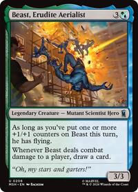 Beast, Erudite Aerialist (206) [Marvel Super Heroes]