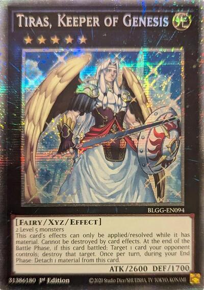 Tiras, Keeper of Genesis (Starlight Rare) (BLGG-EN094) [Battles of Legend: Glorious Gallery]