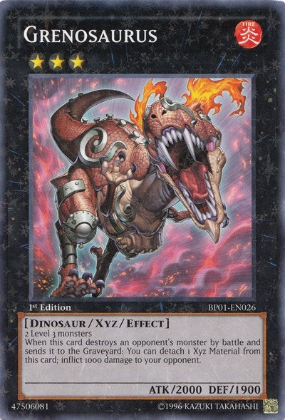 Grenosaurus (Starfoil) (BP01-EN026) [Battle Pack: Epic Dawn]