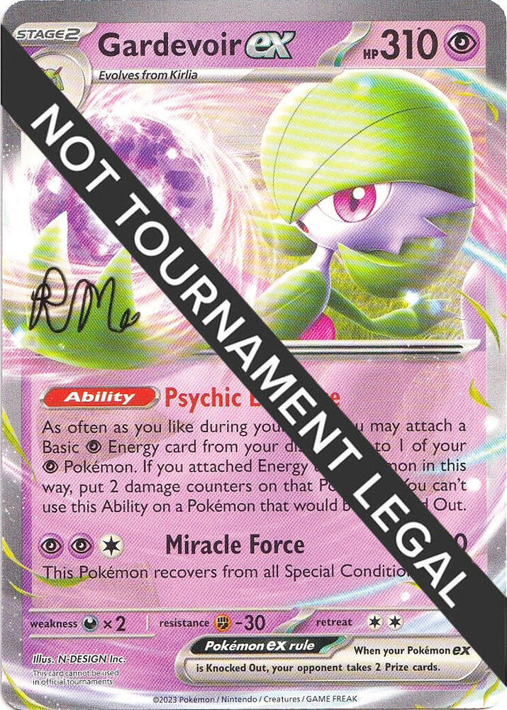 Gardevoir ex - 2025 (Riley McKay) [Gold Stamped] [World Championship Decks]