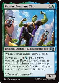 Brawn, Amadeus Cho (567) [Commander: Marvel Super Heroes]