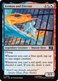 Iceman and Firestar (742) [Commander: Marvel Super Heroes]