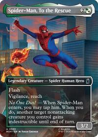 Spider-Man, To the Rescue (Borderless) (228) [Marvel Super Heroes]