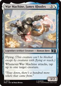 War Machine, James Rhodes (572) [Commander: Marvel Super Heroes]
