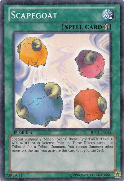Scapegoat (Starfoil) (BP01-EN042) [Battle Pack: Epic Dawn]