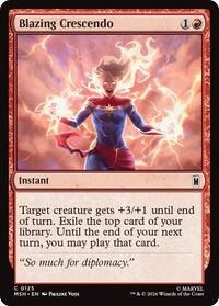 Blazing Crescendo (125) [Marvel Super Heroes]