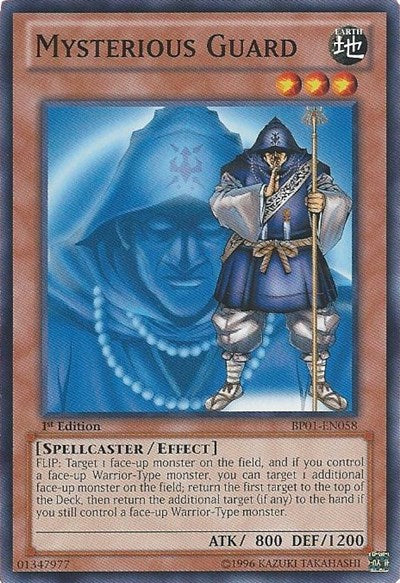 Mysterious Guard (Starfoil) (BP01-EN058) [Battle Pack: Epic Dawn]
