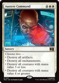 Austere Command (121) [Commander: Marvel Super Heroes]