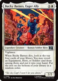 Bucky Barnes, Eager Ally (586) [Commander: Marvel Super Heroes]