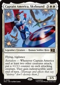 Captain America, Skybound (588) [Commander: Marvel Super Heroes]