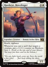 Hawkeye, Bowslinger (596) [Commander: Marvel Super Heroes]