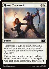 Heroic Teamwork (597) [Commander: Marvel Super Heroes]