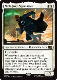 Nick Fury, Spymaster (603) [Commander: Marvel Super Heroes]