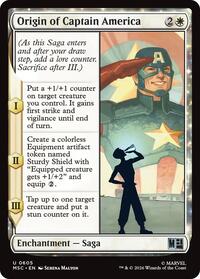 Origin of Captain America (605) [Commander: Marvel Super Heroes]