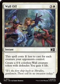 Wall Off (614) [Commander: Marvel Super Heroes]
