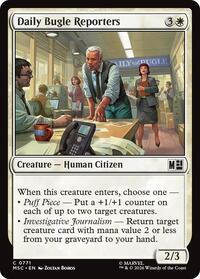 Daily Bugle Reporters (771) [Commander: Marvel Super Heroes]
