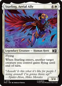 Starling, Aerial Ally (778) [Commander: Marvel Super Heroes]