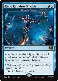 Raise Repulsor Shields - Raise the Palisade (278) [Commander: Marvel Super Heroes]