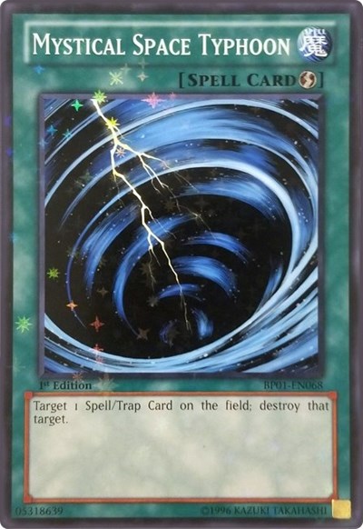 Mystical Space Typhoon (Starfoil) (BP01-EN068) [Battle Pack: Epic Dawn]