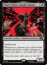 Black Widow, Deadly Hunter (648) [Commander: Marvel Super Heroes]