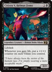 Citizen V, Helmut Zemo (650) [Commander: Marvel Super Heroes]