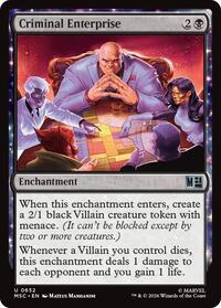 Criminal Enterprise (652) [Commander: Marvel Super Heroes]