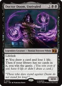 Doctor Doom, Unrivaled (654) [Commander: Marvel Super Heroes]