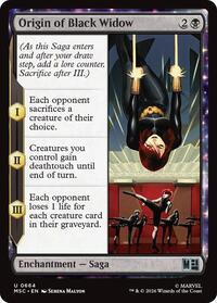 Origin of Black Widow (664) [Commander: Marvel Super Heroes]